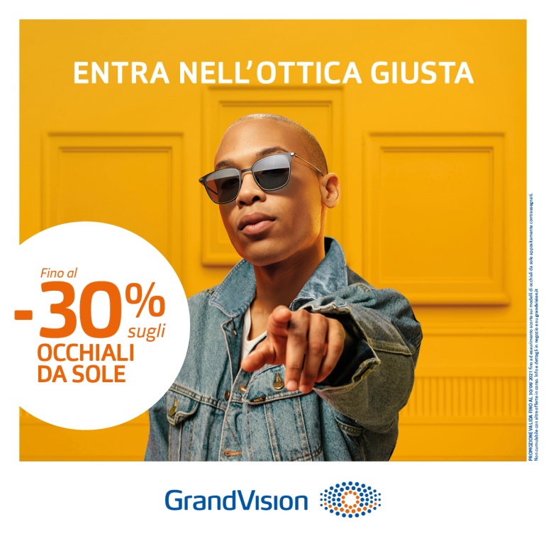 Entra nell'ottica giusta… entra da GrandVision!